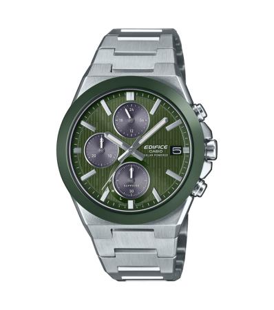 EDIFICE Herren - Armbanduhr Solar Chronograph EFS-s650D-3AEF
