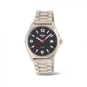 BOCCIA Herren - Armbanduhr Classic 3663-01