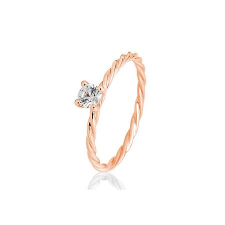 BREUNING Brillant - Verlobungsring Kordel 4er-Krappe 0,2ct 41060730