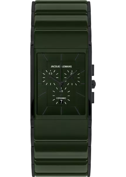 JACQUES LEMANS Herren - Armbanduhr Ceramic 1-1941I