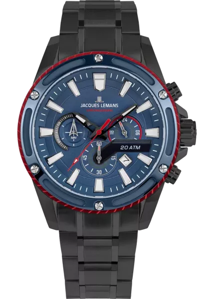 JACQUES LEMANS Herren - Armbanduhr  1-2141G