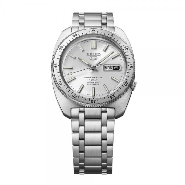 SEIKO Herren - Armbanduhr Automatik SEIKO5 SPORT Heritage Design Re-creation Limited Edition SRPL91
