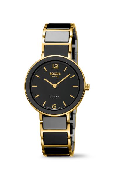 BOCCIA Damen - Armbanduhr Ceramic 3311-04