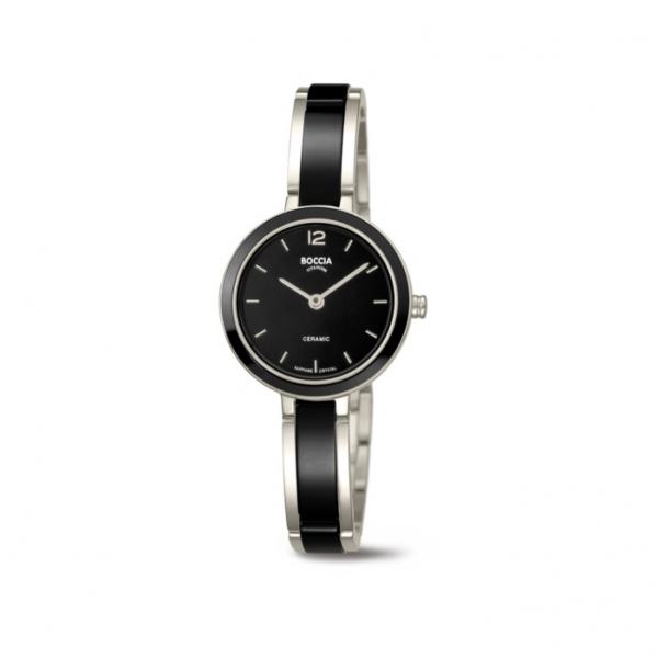 BOCCIA Damen - Armbanduhr Ceramic 3333-02