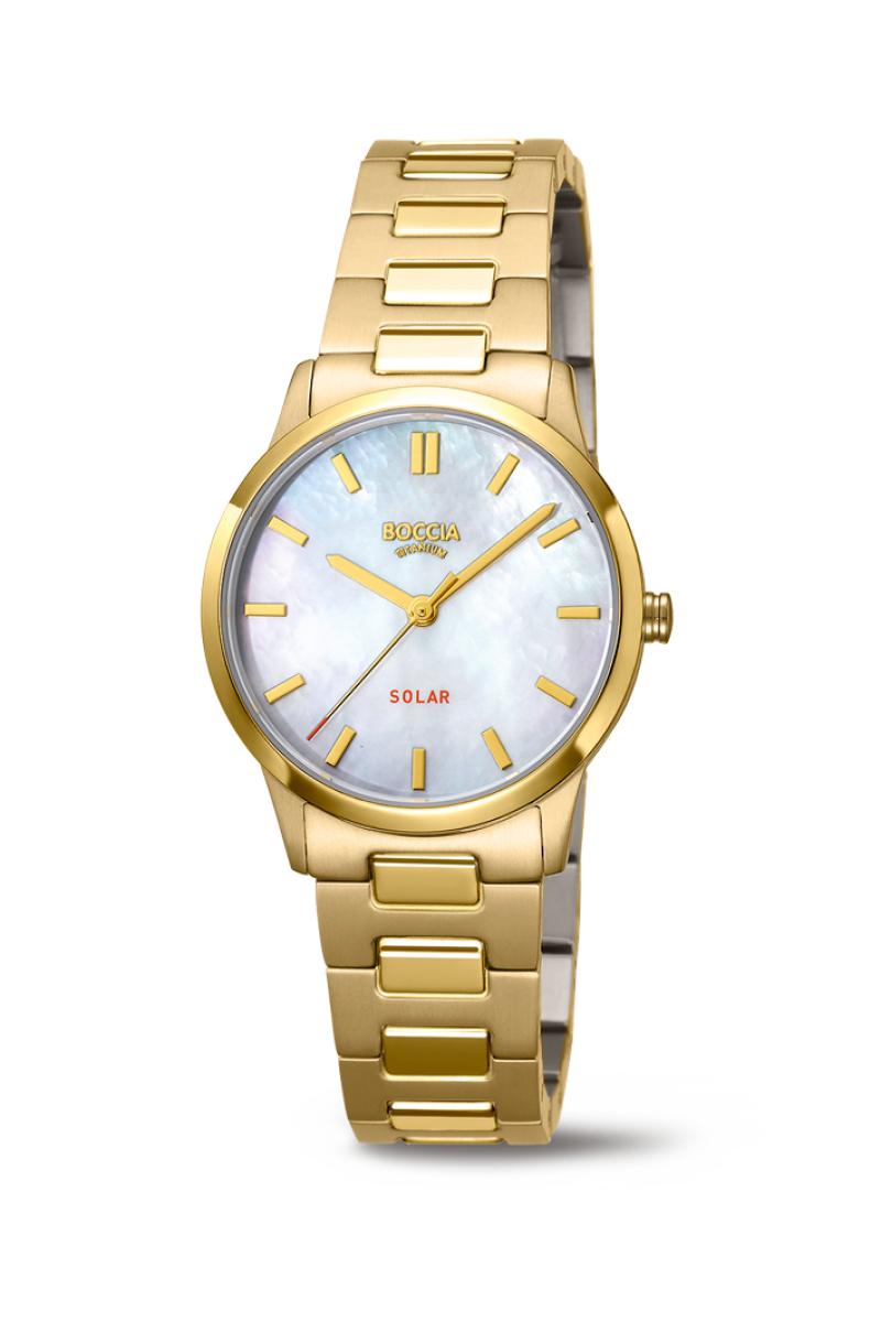 BOCCIA Damen - Armbanduhr Solar 3363-05
