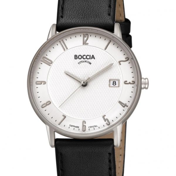 BOCCIA Herren - Armbanduhr Slim 3607-04