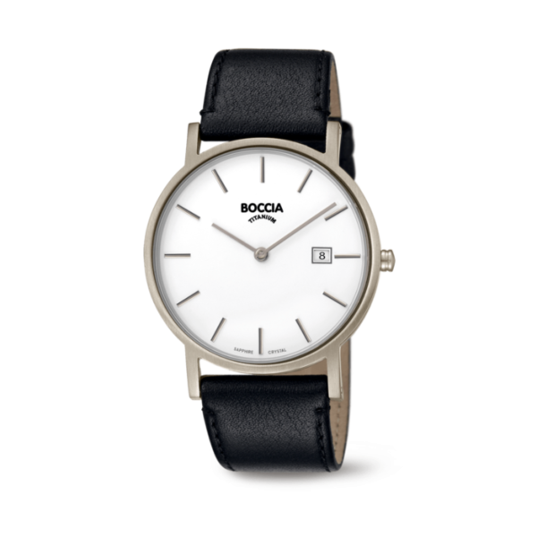 BOCCIA Herren - Armbanduhr SLIM 3637-02