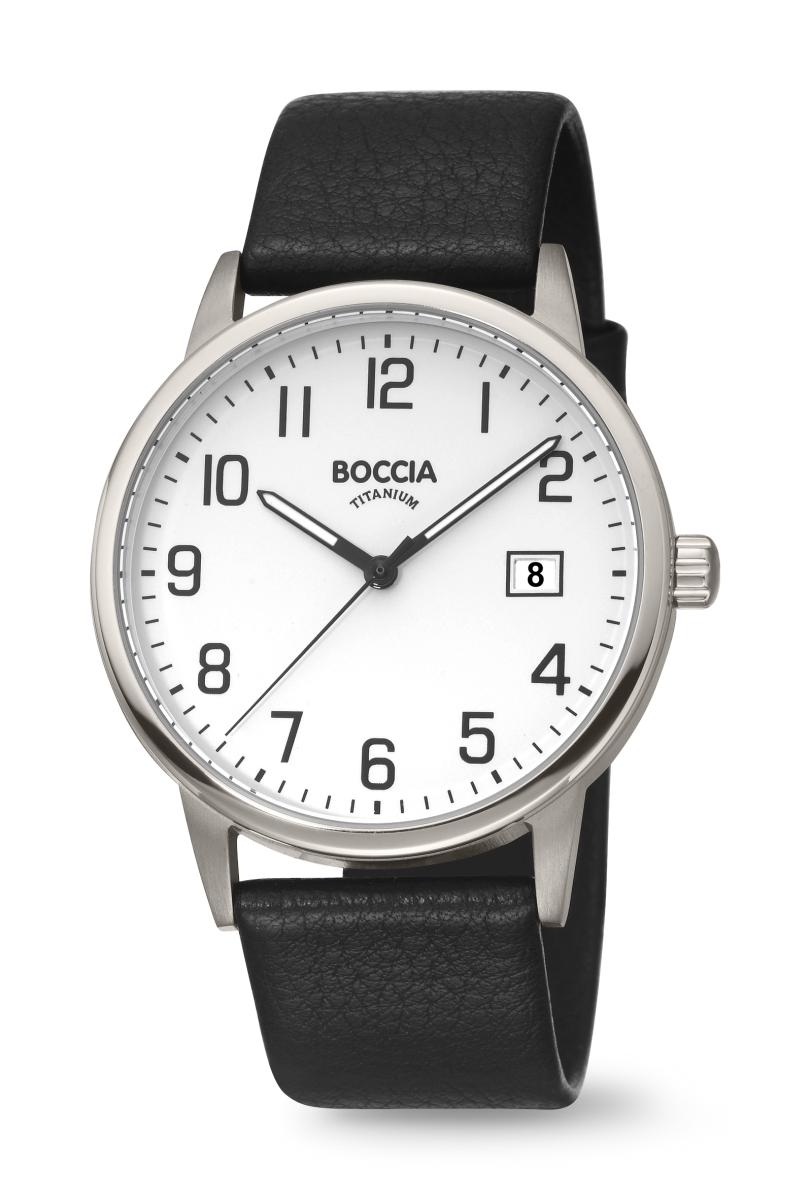 BOCCIA Herren - Armbanduhr Classic 3654-02