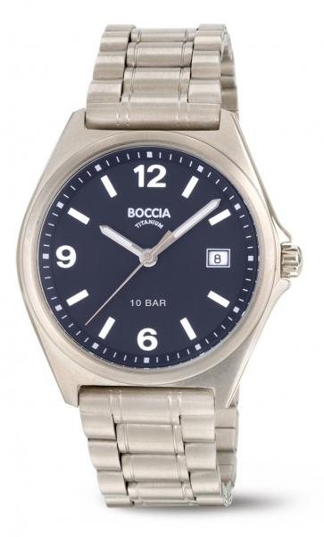 BOCCIA Herren - Armbanduhr Classic 3663-02