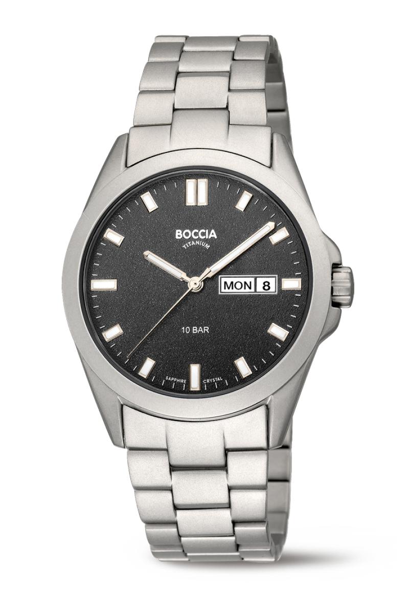 BOCCIA Herren - Armbanduhr Sport 3683-02