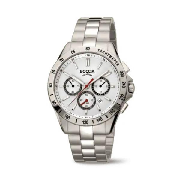 BOCCIA Herren - Armbanduhr Sport 3733-01