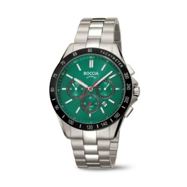 BOCCIA Herren - Armbanduhr Sport 3733-02
