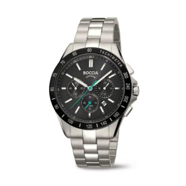 BOCCIA Herren - Armbanduhr Sport 3733-03