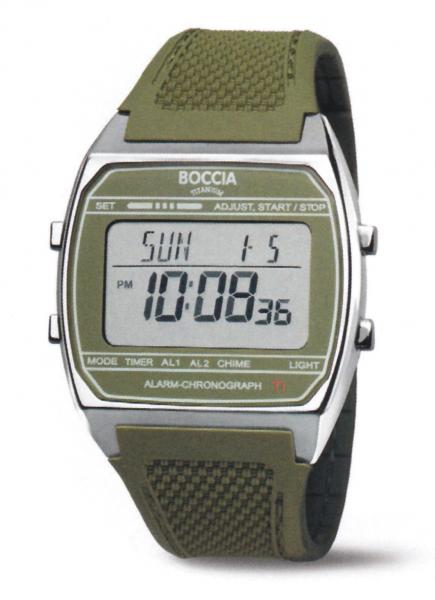 BOCCIA Herren - Armbanduhr 3738-03