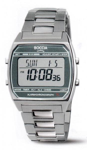 BOCCIA Herren - Armbanduhr 3738-05