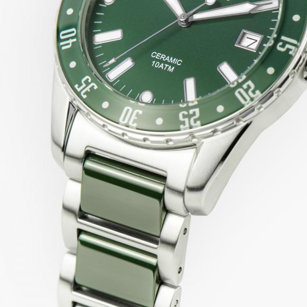 JACQUES LEMANS Herren - Armbanduhr Ceramic 42-10C