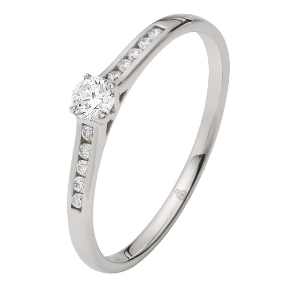 Silber Brillant 4er-Krappenfassung Pavé 5100033