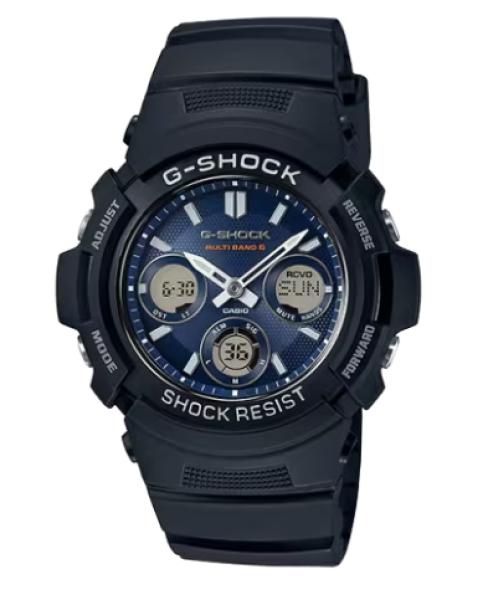 G-SHOCK Herren - Armbanduhr Funk/Solar AWG-M100SB-2AER