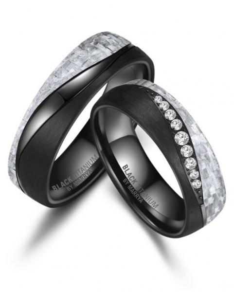 Black Titanium BLACK & WHITE CARBON BT-13