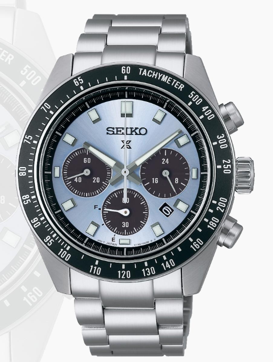 SEIKO Herren - Armbanduhr Solar PROSPEX SPEEDTIMER SSC935P1