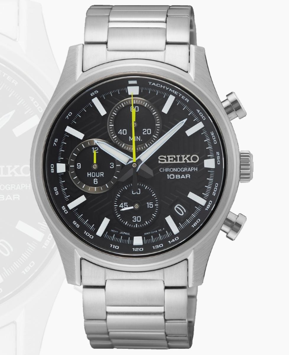 SEIKO Herren - Armbanduhr Chronograph SSB419P1