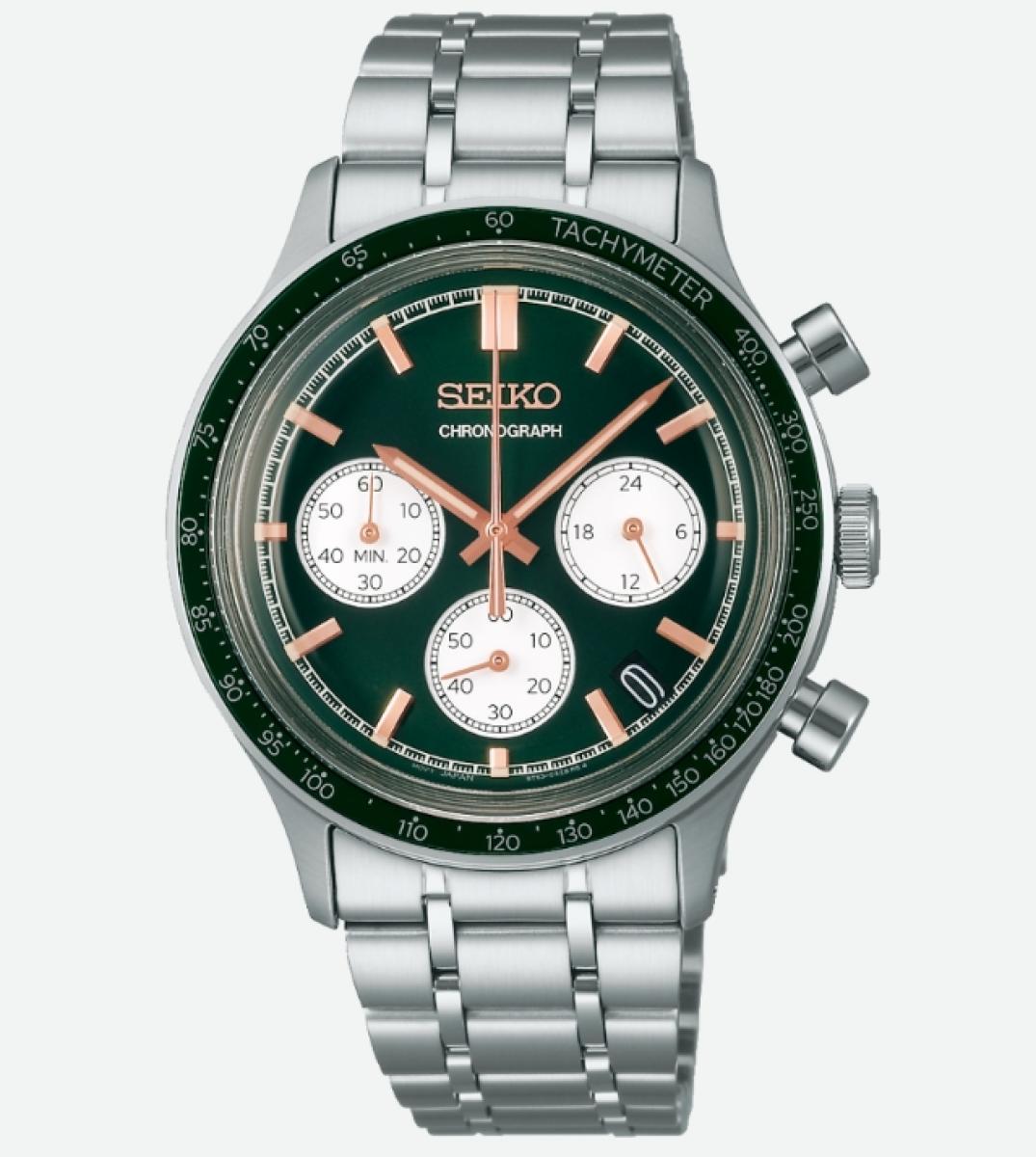 SEIKO Herren - Armbanduhr Chronograph SSB481P1