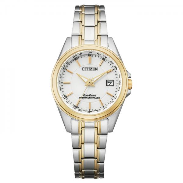 CITIZEN Damen - Armbanduhr ECO-DRIVE Funk EC1186-85A