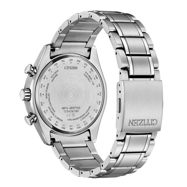 CITIZEN Herren - Armbanduhr ECO-DRIVE Funk Chronograph BY1010-81L