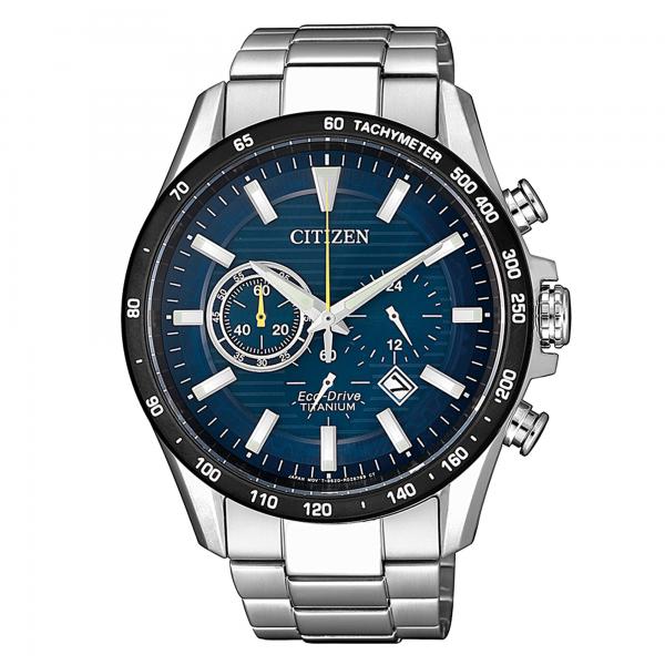 CITIZEN Herren - Armbanduhr ECO-DRIVE Super Titanium ™ Chronograph CA4444-82L