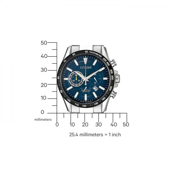 CITIZEN Herren - Armbanduhr ECO-DRIVE Super Titanium ™ Chronograph CA4444-82L