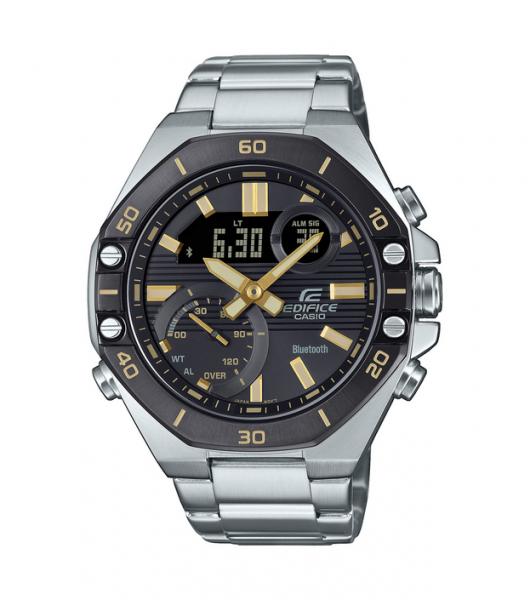 EDIFICE Herren - Armbanduhr Bluetooth ECB-10DB-1A9EF