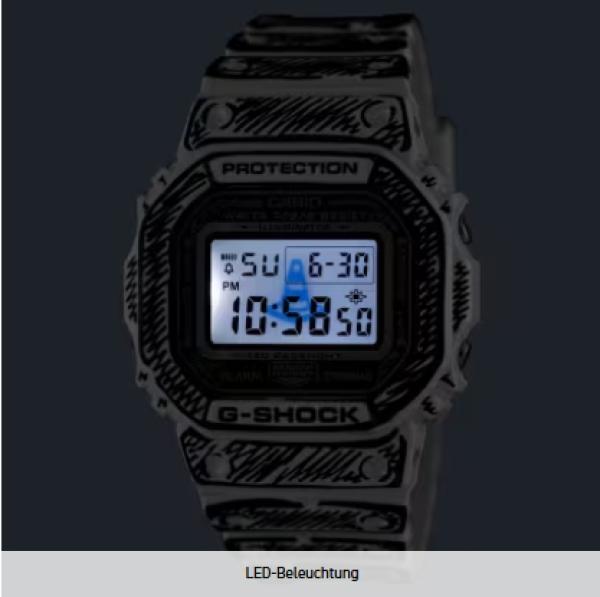 G-SHOCK Herren - Armbanduhr Casio x Joshua Vides DW-5600JV-7ER