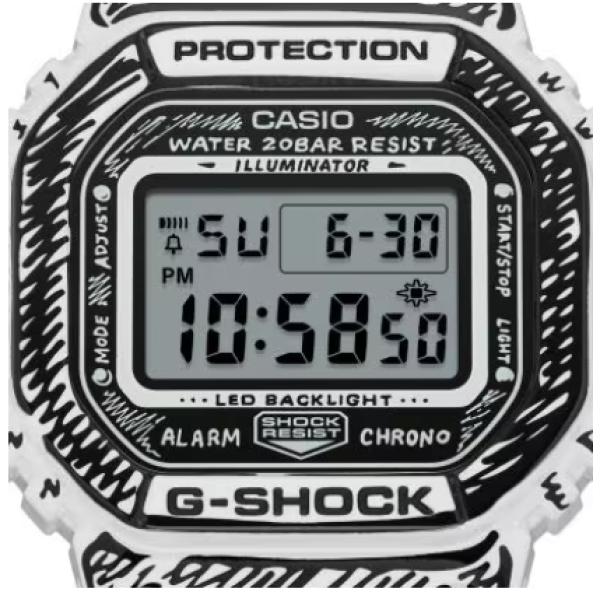 G-SHOCK Herren - Armbanduhr Casio x Joshua Vides DW-5600JV-7ER