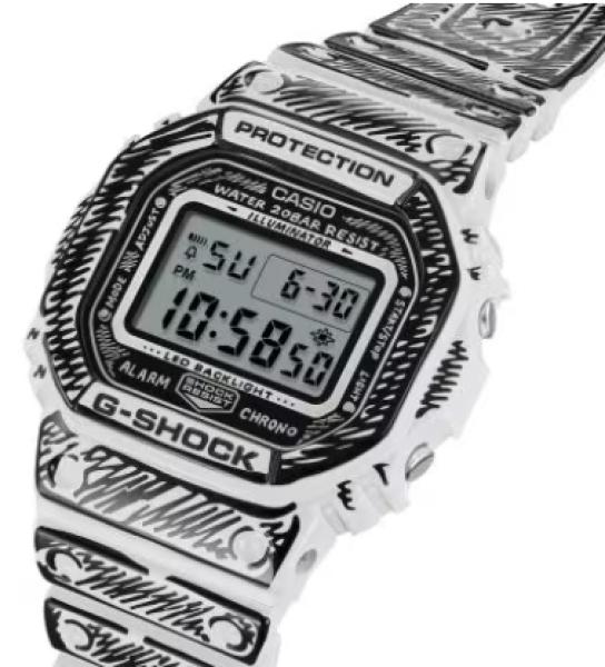 G-SHOCK Herren - Armbanduhr Casio x Joshua Vides DW-5600JV-7ER
