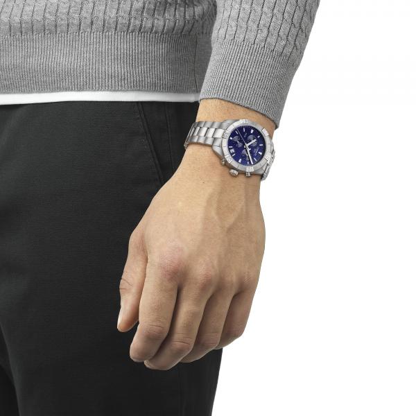 TISSOT Herren - Armbanduhr PR 100 SPORT Chronograph T1016171104100, wrist