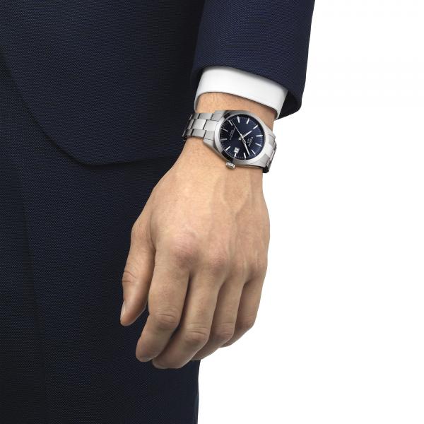 TISSOT Herren - Armbanduhr GENTLEMAN POWERMATIC 80 SILICIUM Automatik T1274071104100wrist