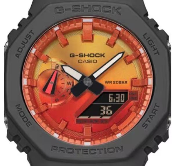 G-SHOCK Herren - Armbanduhr GA-2100FL-8AER