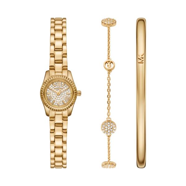 MICHAEL KORS Damen - Armbanduhr und Armband MK4944SET