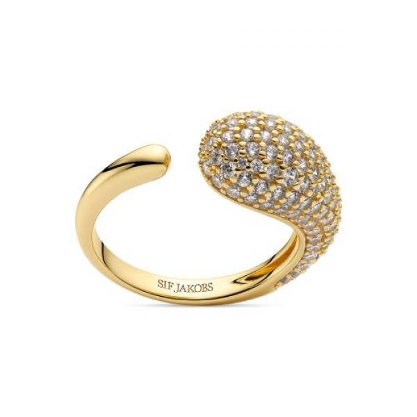 SIF JAKOBS Damen - Ring GOCCIA PICCOLO SJ-R2753-CZ-YG #60