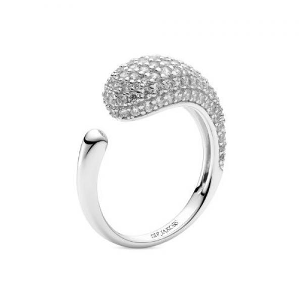 SIF JAKOBS Damen - Ring GOCCIA PICCOLO SJ-R2753-CZ #58