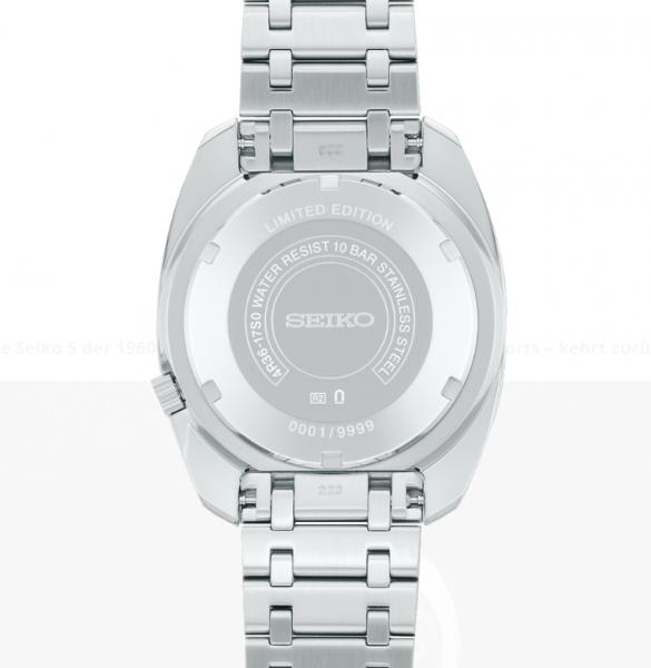 SEIKO Herren - Armbanduhr Automatik SEIKO5 SPORT Heritage Design Re-creation Limited Edition SRPL91K1