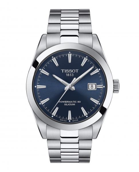 TISSOT Herren - Armbanduhr GENTLEMAN POWERMATIC 80 SILICIUM Automatik T1274071104100