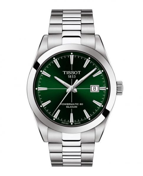 TISSOT Herren - Armbanduhr GENTLEMAN POWERMATIC 80 SILICIUM Automatik T1274071109101