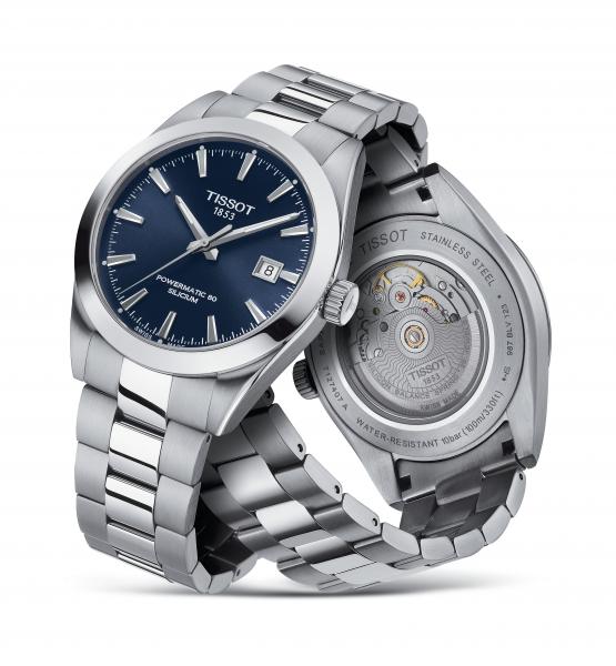 TISSOT Herren - Armbanduhr GENTLEMAN POWERMATIC 80 SILICIUM Automatik T1274071104100beauty2
