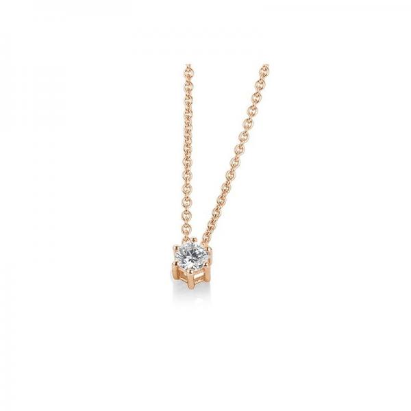 Breuning Brillantcollier 6er Krappe rot