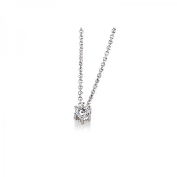 Breuning Brillantcollier 6er Krappe weiß