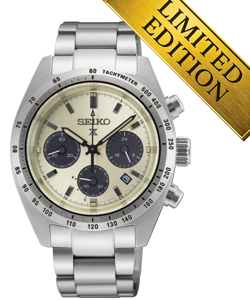 SEIKO Herren - Armbanduhr SPEEDTIMER Solar Chronograph Motoring European Exclusive 25 Limited Edition SSC959P1