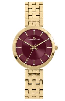 JACQUES LEMANS Damen - Armbanduhr 1-2211H