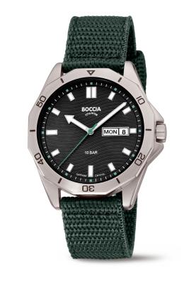 BOCCIA Herren - Armbanduhr Sport 3680-02