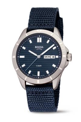 BOCCIA Herren - Armbanduhr Sport 3685-01